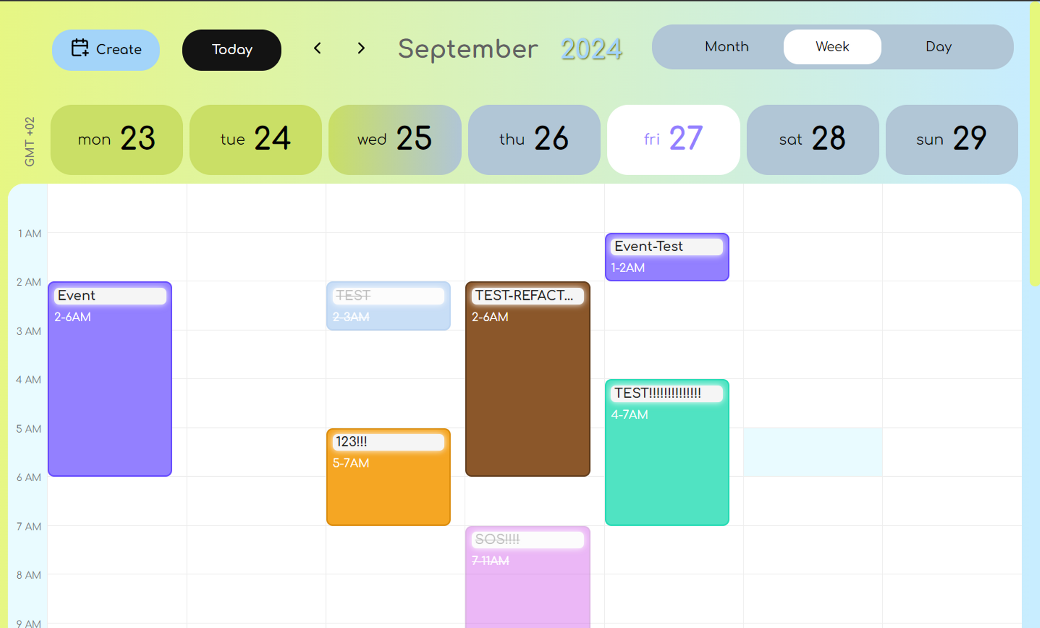 Google Calendar Clone